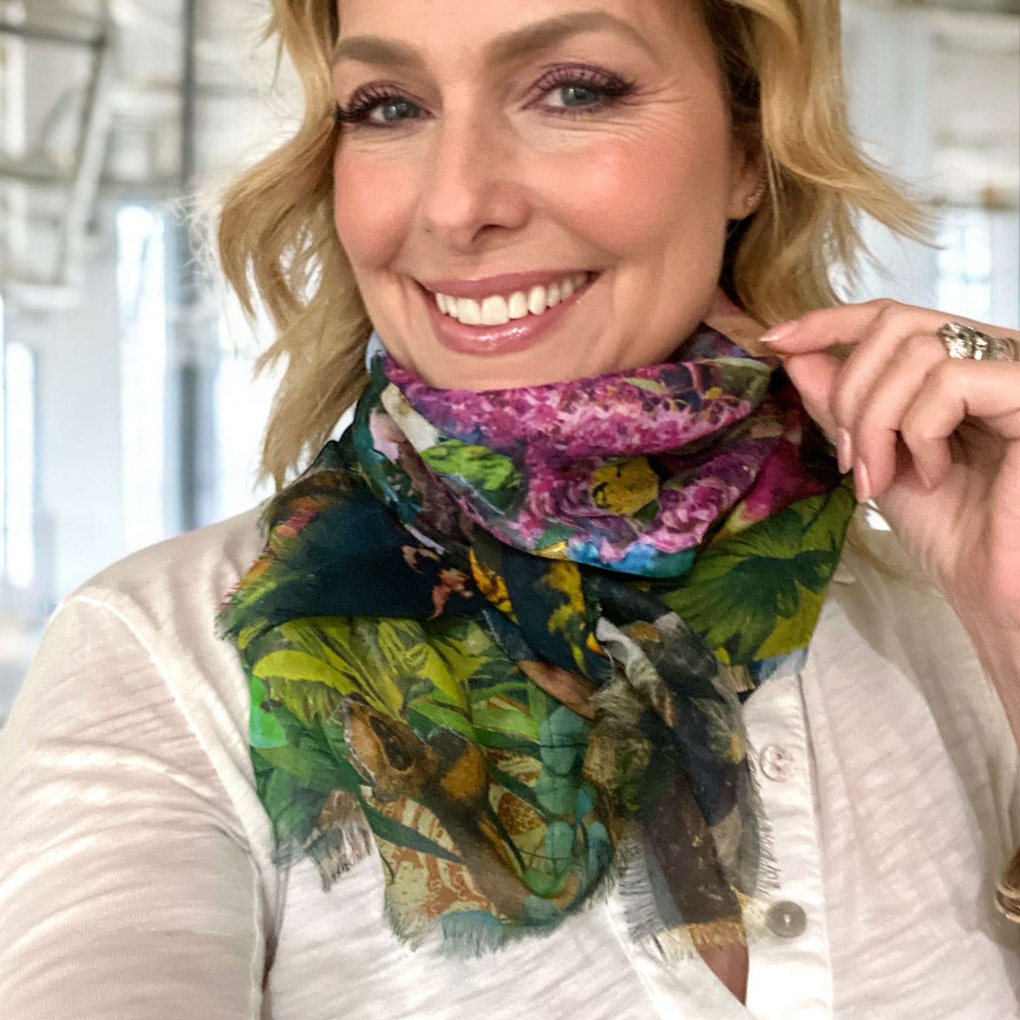 Écharpe Feather Drama